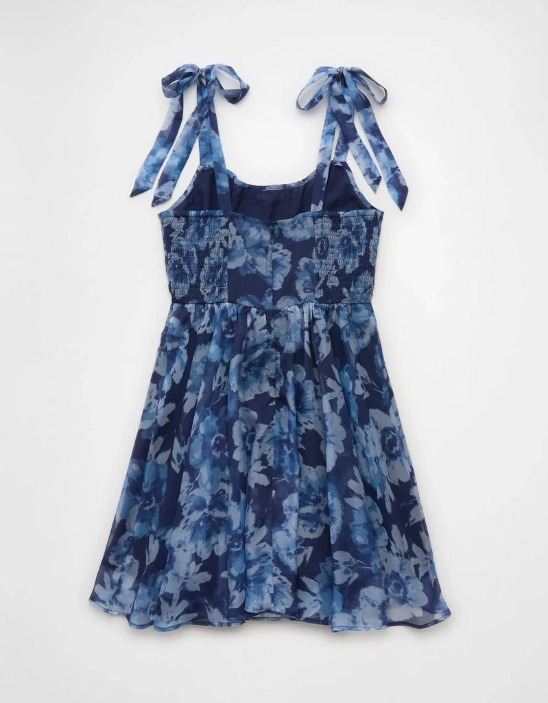 商品AE|AE Corset Tie Strap Floral Mini Dress,价格¥337,第5张图片详细描述
