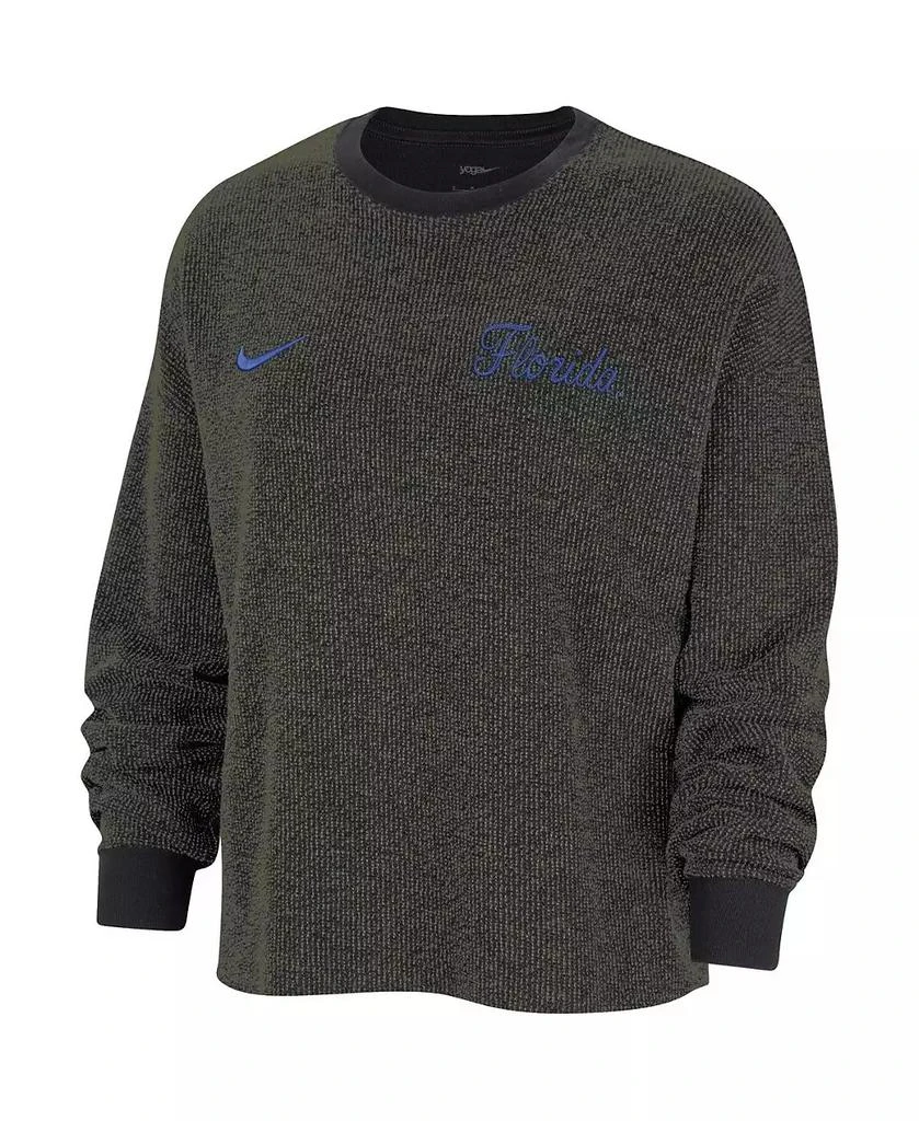 商品NIKE|Women's Black Florida Gators Yoga Script Pullover Sweatshirt,价格¥449,第3张图片详细描述