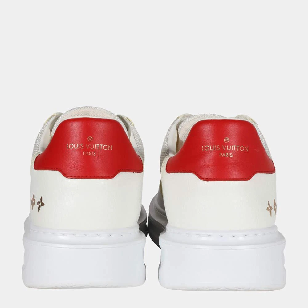 商品[二手商品] Louis Vuitton|Louis Vuitton White/Red Beverly Hills Sneakers (7.5 UK/IT 41.5),价格¥4629,第4张图片详细描述