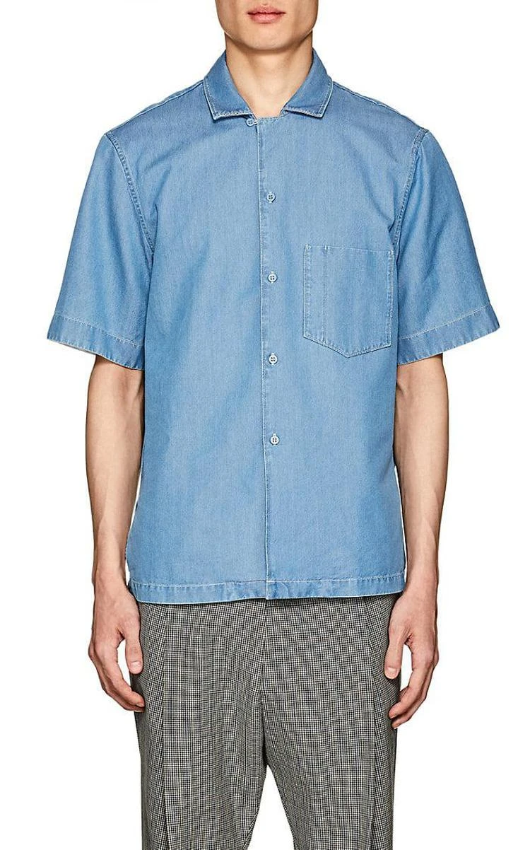 商品Acne Studios|Elms Denim Camp Shirt,价格¥738,第5张图片详细描述