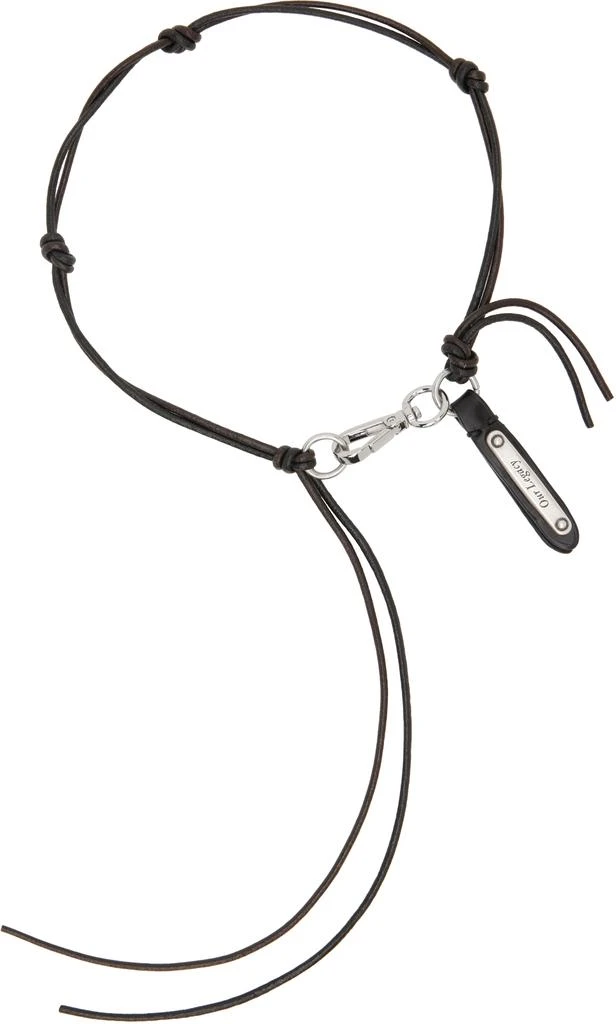 商品Our Legacy|Black Super Slim Ladon Necklace,价格¥1047,第1张图片