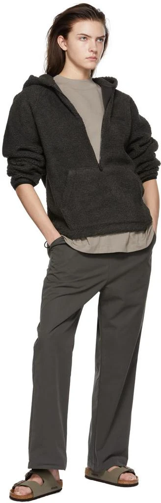 商品Essentials|Black Cotton Trousers,价格¥619,第4张图片详细描述