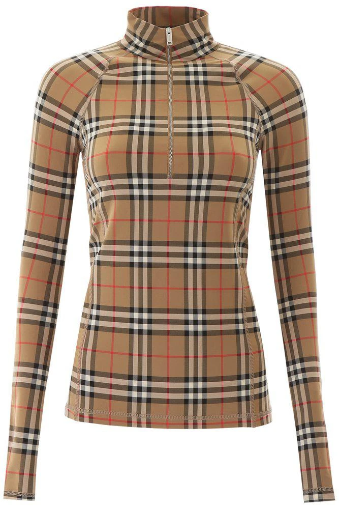 商品Burberry|Burberry Vintage Check Fitted Top,价格¥2946,第1张图片