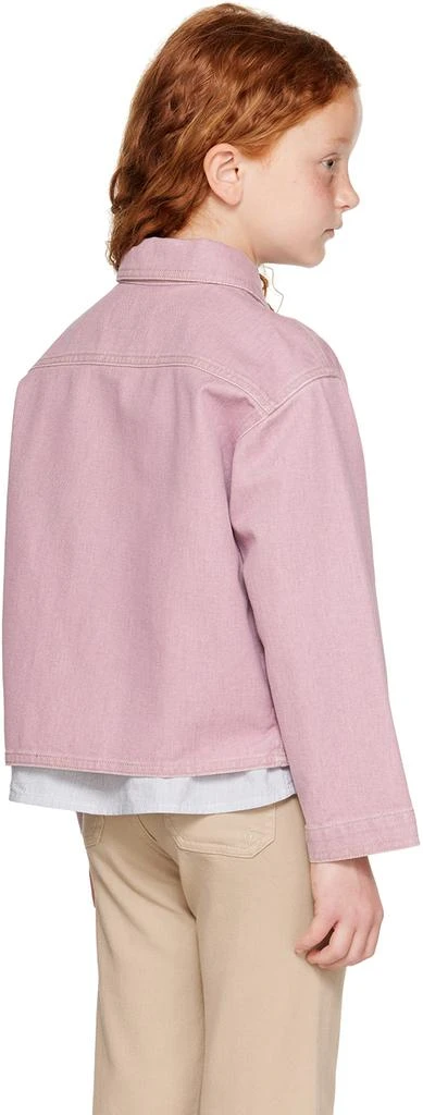 商品Bonpoint|Kids Pink Clarity Denim Jacket,价格¥677,第3张图片详细描述