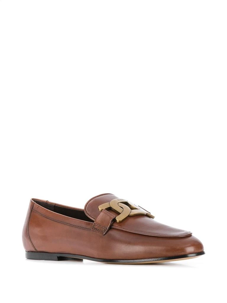 商品Tod's|TOD'S WOMEN KATE LEATHER LOAFERS,价格¥2479,第2张图片详细描述