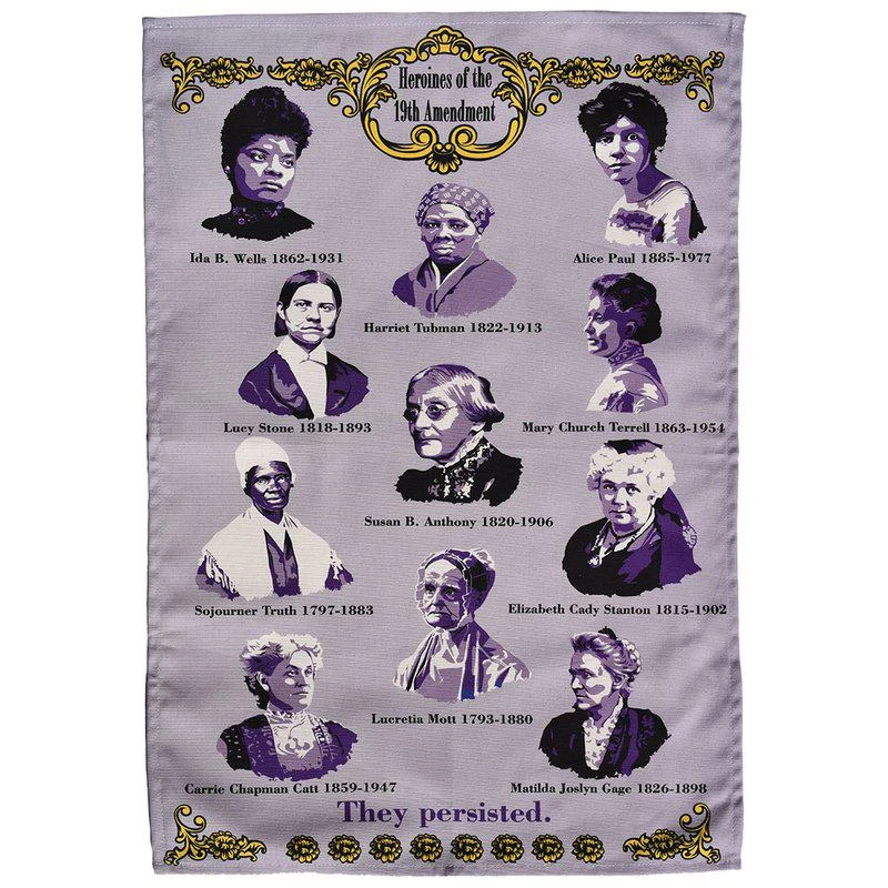 商品Radical Tea Towel|19th Amendment Heroines tea towel,价格¥168,第1张图片