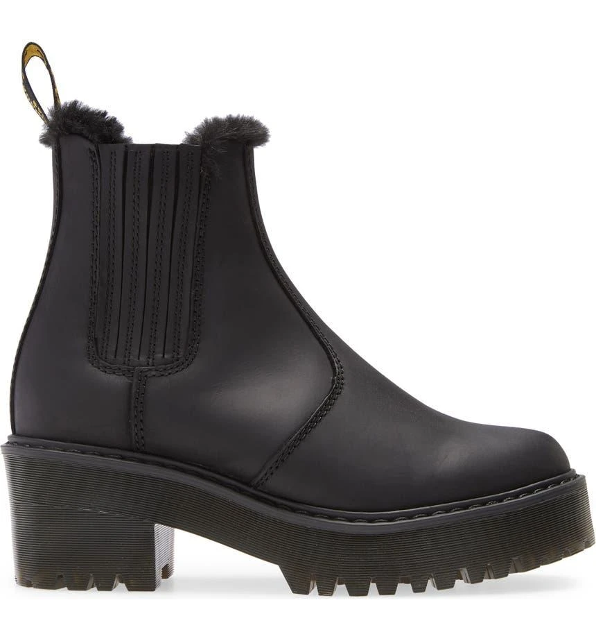 商品Dr. Martens|Rometty Faux Fur Lined Lug Sole Chelsea Boot,价格¥900,第3张图片详细描述