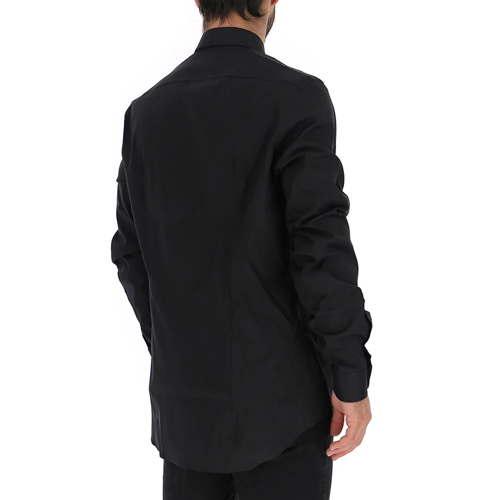 PRADA 普拉达 男士黑色棉质衬衫 UCN212-X08-F002L 商品