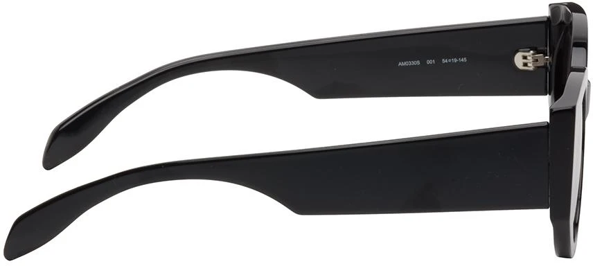 商品Alexander McQueen|Black Graffiti Sunglasses,价格¥814,第2张图片详细描述