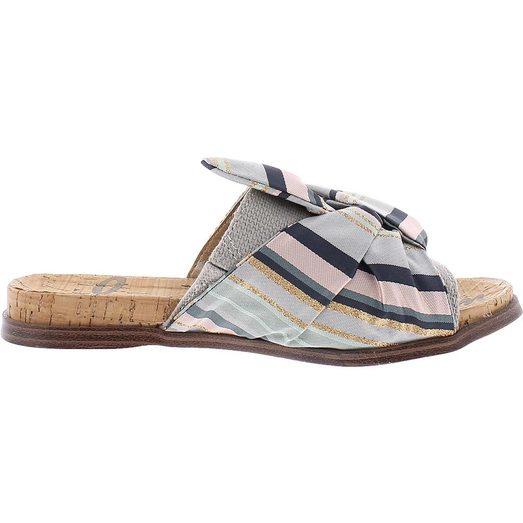 商品Sam Edelman|Sam Edelman Womens Heidi Striped Bow Slide Sandals,价格¥31,第3张图片详细描述