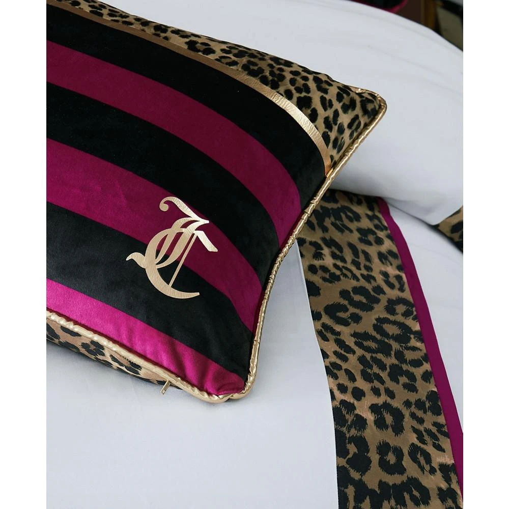 商品Juicy Couture|Velvet Safari Stripe Decorative Pillow, 16" x 26',价格¥226,第4张图片详细描述