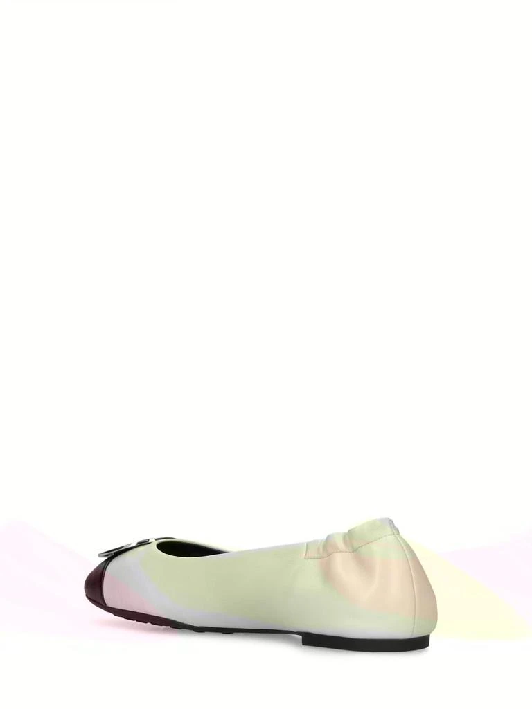 商品Tory Burch|10mm Claire Leather Ballerina Flats,价格¥1824,第3张图片详细描述