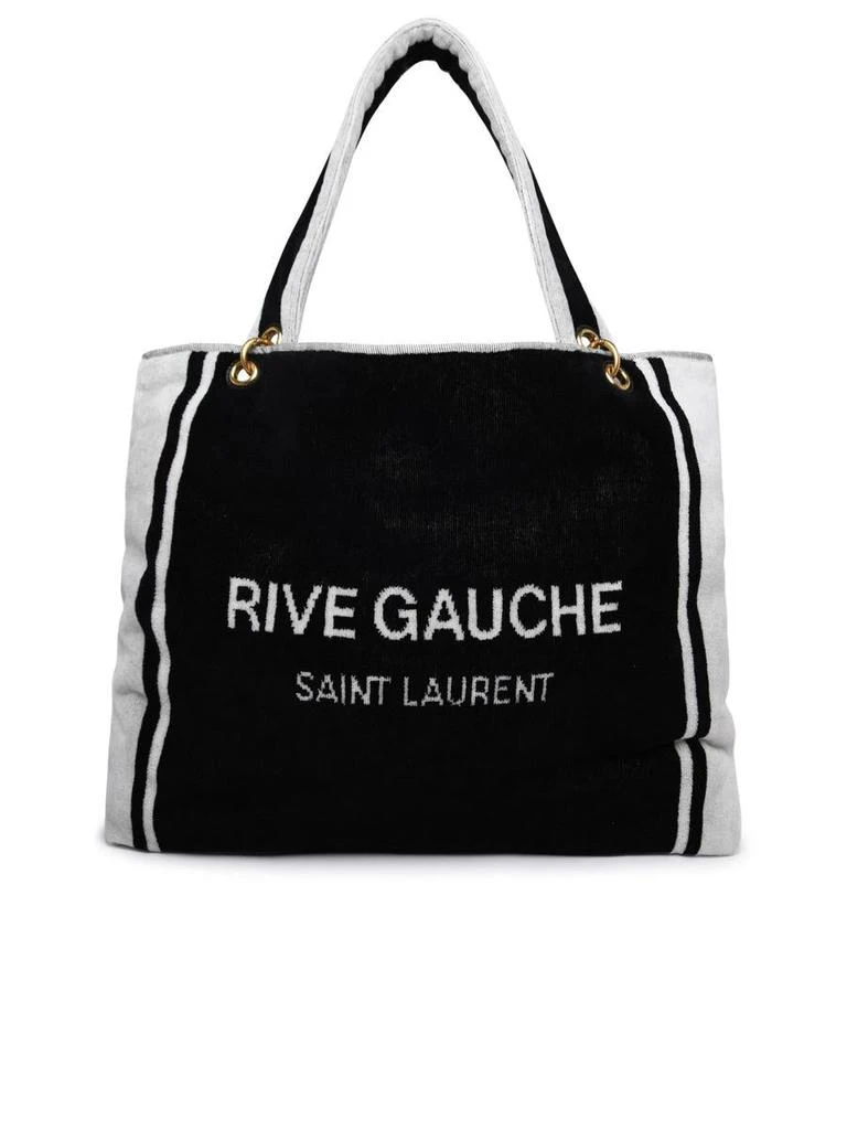 商品Yves Saint Laurent|Two-tone ascichrome terry cloth bag,价格¥12735,第1张图片