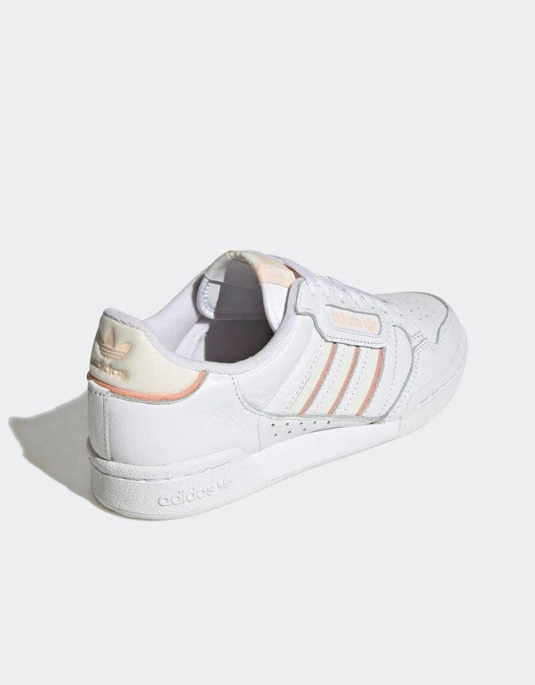 商品Adidas|adidas Originals continental 80s trainer in white and orange,价格¥813,第3张图片详细描述