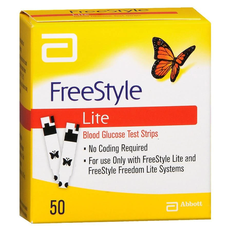 商品FreeStyle|Lite Blood Glucose Test Strips,价格¥809,第1张图片详细描述