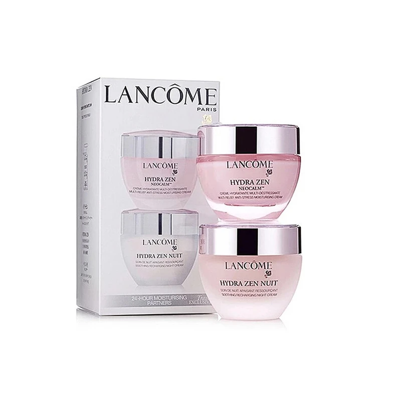 商品Lancôme|兰蔻水份缘舒悦日晚霜套装50ml+50ml	,价格¥772,第1张图片