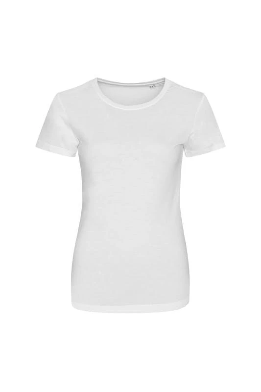 商品Awdis|Womens/Ladies Girlie Tri-Blend T-Shirt Solid White,价格¥117,第1张图片