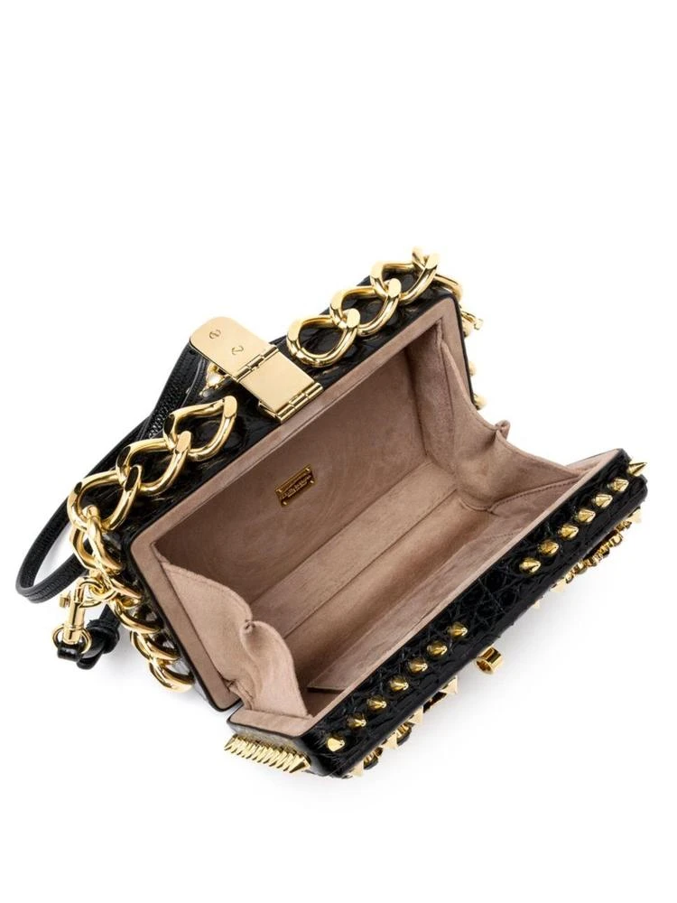 商品Dolce & Gabbana|Dolce & Gabbana - Embellished Crocodile & Ayers Box Clutch,价格¥44632,第2张图片详细描述