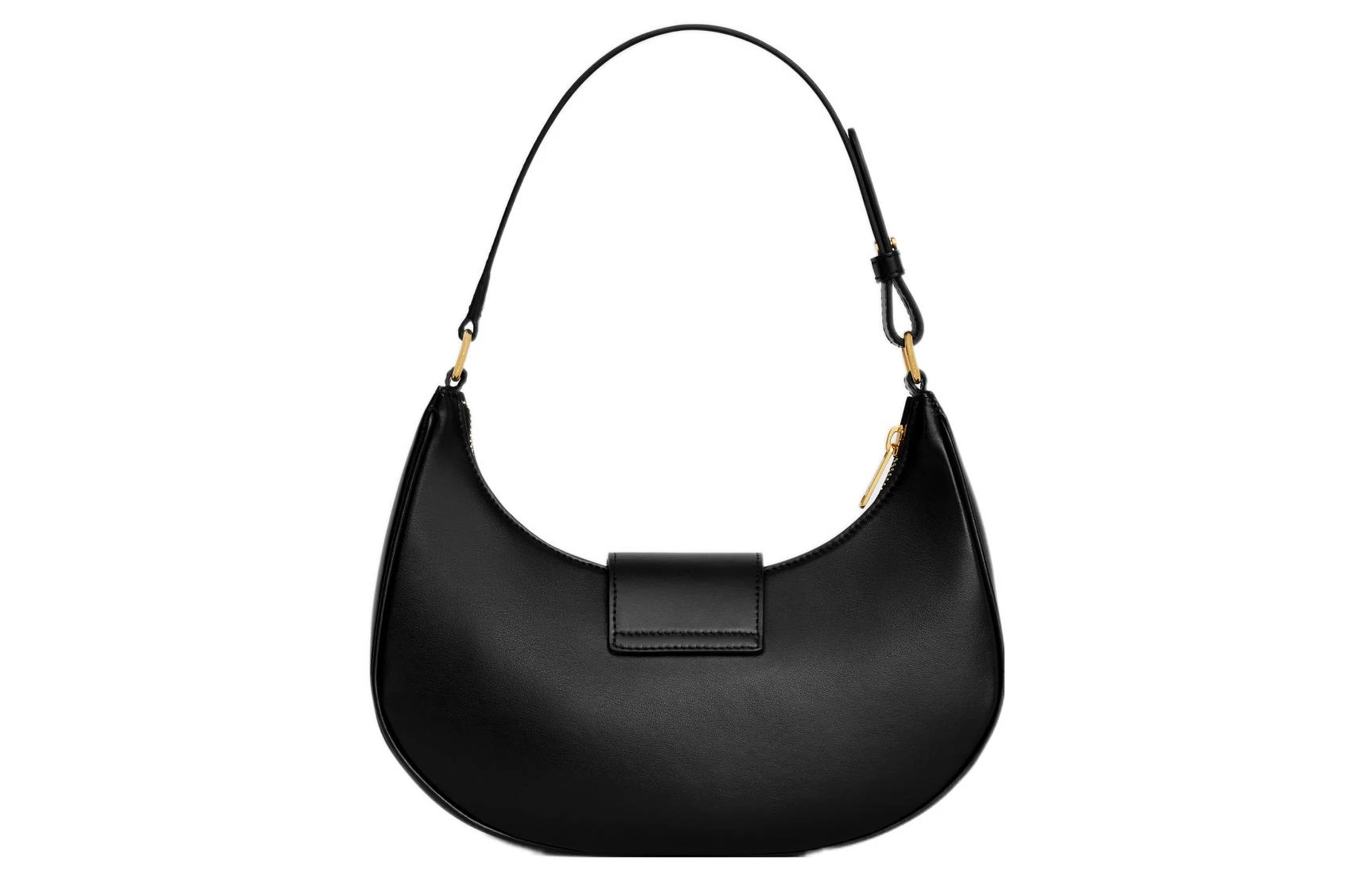 商品[国内直发] Celine|赛琳 AVATriomphe 23年凯旋门标志可调节肩带 光滑小牛皮 手提包单肩包 女款 黑色,价格¥16629,第4张图片详细描述