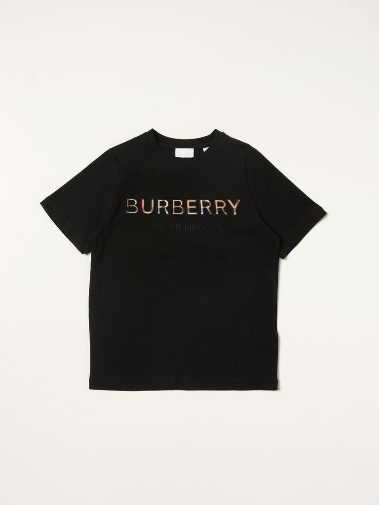 Burberry Eugene cotton t-shirt with logo商品第1张图片规格展示