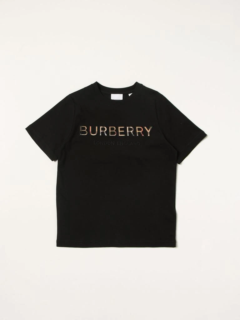 商品Burberry|Burberry Eugene cotton t-shirt with logo,价格¥1043,第1张图片