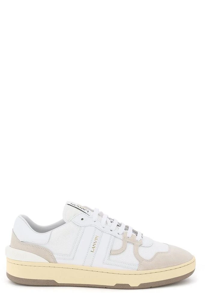 商品Lanvin|Lanvin Clay Lace-Up Sneakers,价格¥2633-¥3018,第1张图片