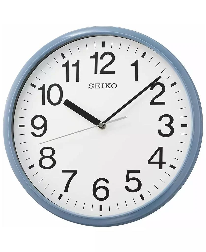 商品Seiko|Classic Light Blue Office Clock,价格¥242,第2张图片详细描述