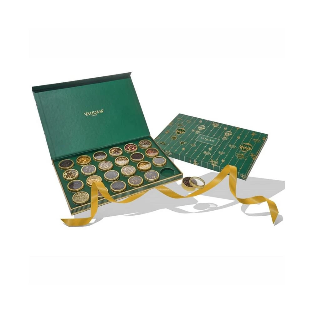商品Vahdam Teas|Assorted Tea Sampler Gift Box, 24 Flavors,价格¥560,第1张图片