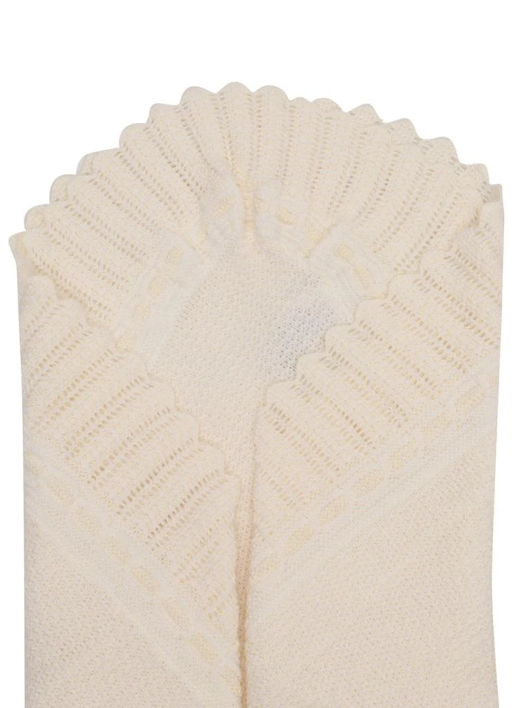 商品Paz Rodriguez|Paz Rodriguez Bow Detailed Knitted Blanket,价格¥900,第2张图片详细描述