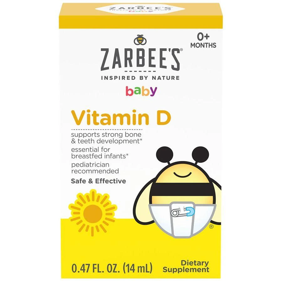 商品ZarBee's Naturals|婴儿维生素 D 补充剂不含香料 ,价格¥93,第1张图片