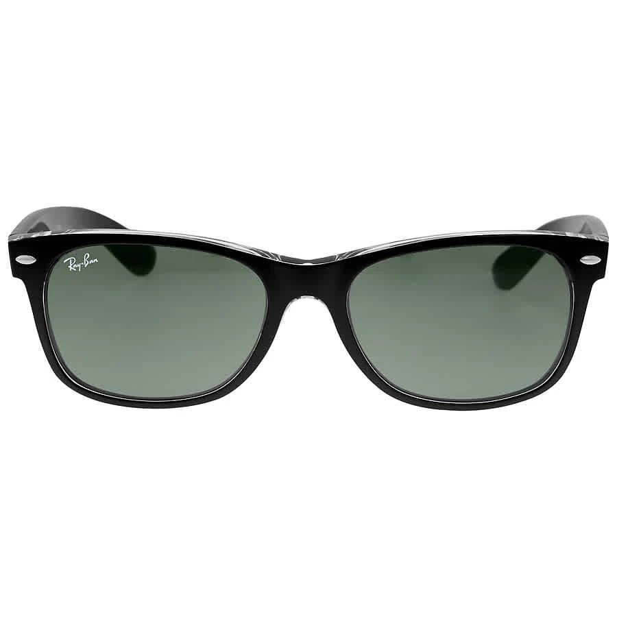 商品Ray-Ban|New Wayfarer Color Mix Green Classic G-15 Unisex Sunglasses RB2132 6052 55,价格¥750,第2张图片详细描述