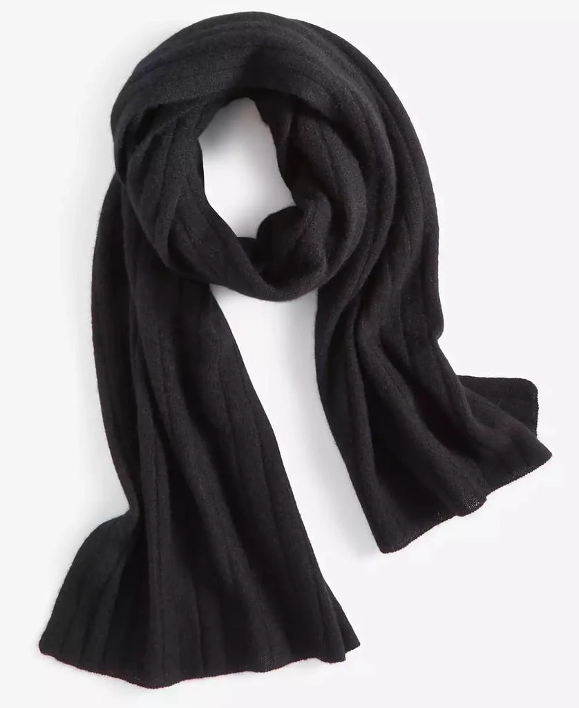 商品Charter Club|Ribbed 100% Cashmere Scarf, Created for Macy's,价格¥406,第1张图片