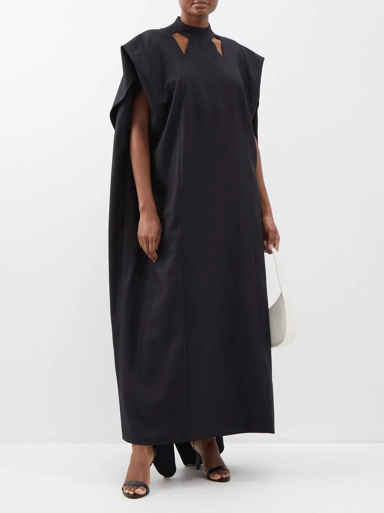 商品The Row|Andromeda draped wool-canvas gown,价格¥6366,第2张图片详细描述