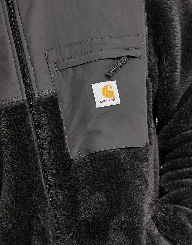 商品Carhartt WIP|Carhartt WIP jackson pile half zip fleece sweat in black,价格¥1185,第2张图片详细描述