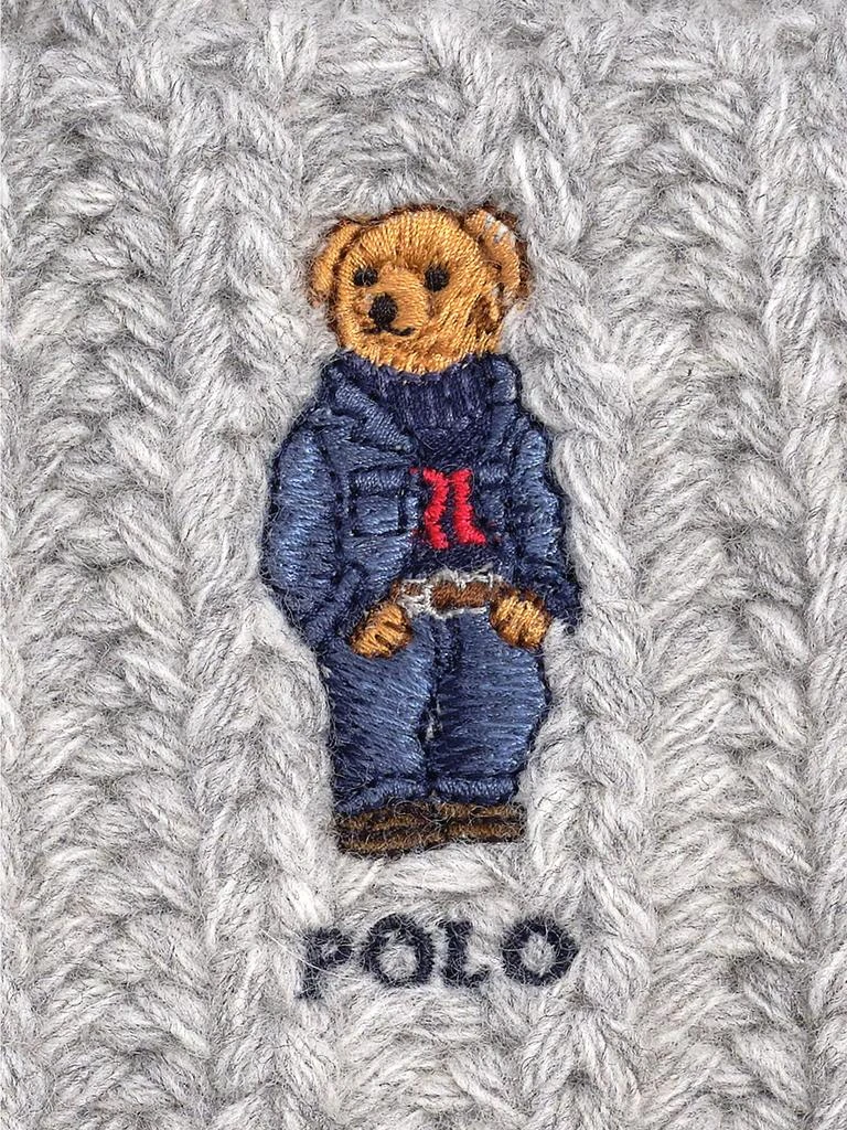 商品Ralph Lauren|Ribbed Wool-Blend Polo Bear Beanie,价格¥639,第2张图片详细描述