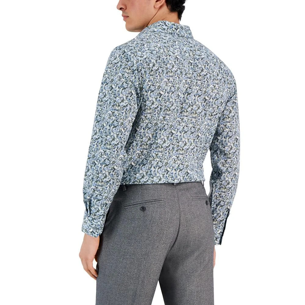 商品Bar III|Men's Arte Slim-Fit Floral-Print Dress Shirt, Created for Macy's,价格¥225,第2张图片详细描述