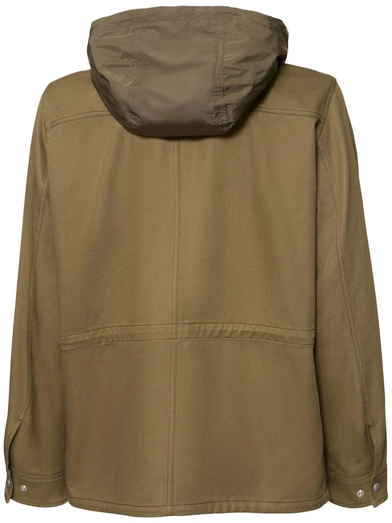 商品Moncler|Guerledan棉质衬衫式连帽夹克,价格¥14646,第5张图片详细描述