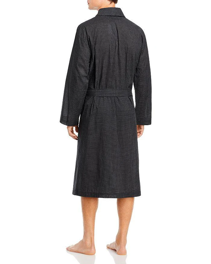 商品Ralph Lauren|Cotton Check Shawl Collar Robe,价格¥609,第2张图片详细描述