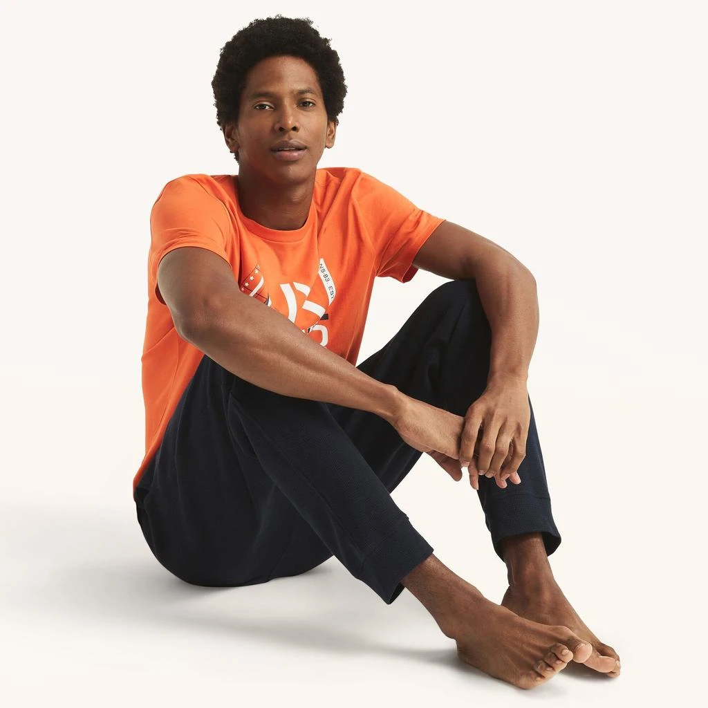 商品Nautica|Mens Sailboat Sleep T-Shirt,价格¥83,第2张图片详细描述