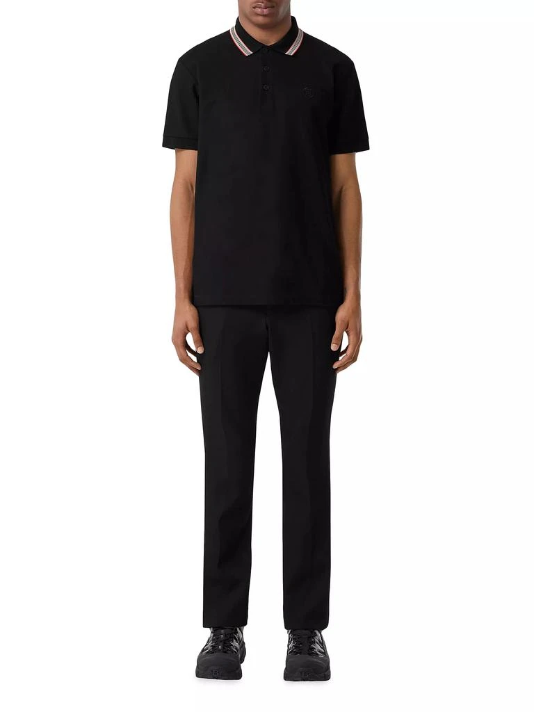 商品Burberry|Pierson Piqué Polo Shirt,价格¥2322,第2张图片详细描述