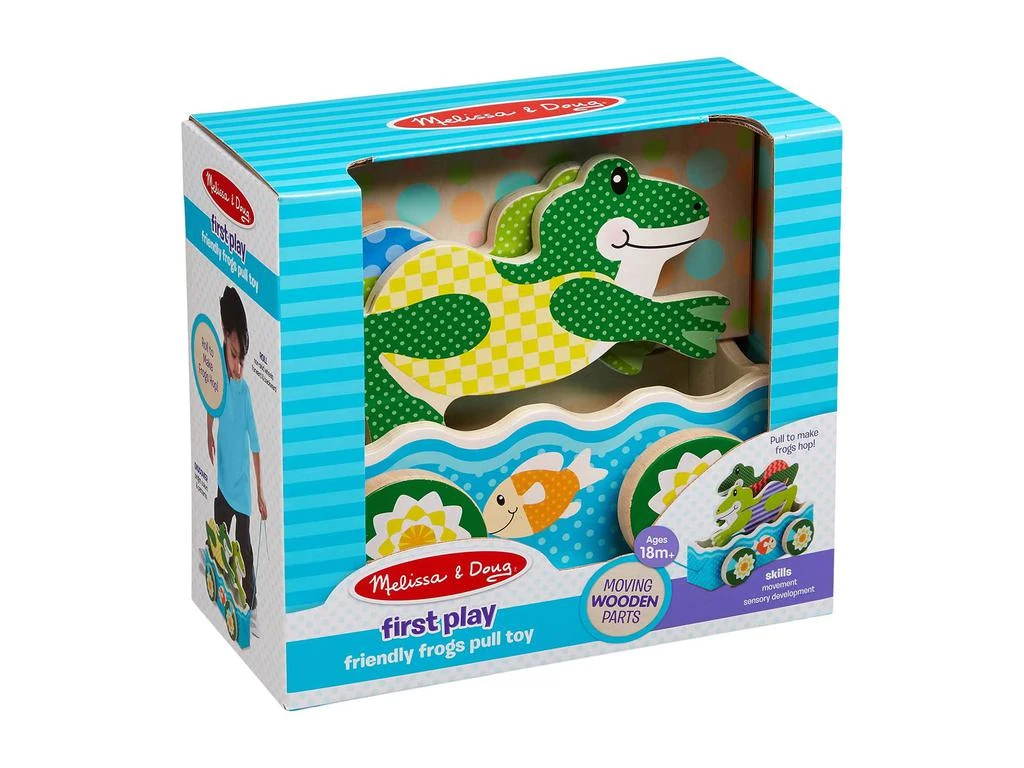 商品Melissa & Doug|First Play Friendly Frogs Pull Toy,价格¥222,第3张图片详细描述