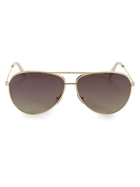 商品Celine|CL40062U 61MM Aviator Sunglasses,价格¥3379,第1张图片