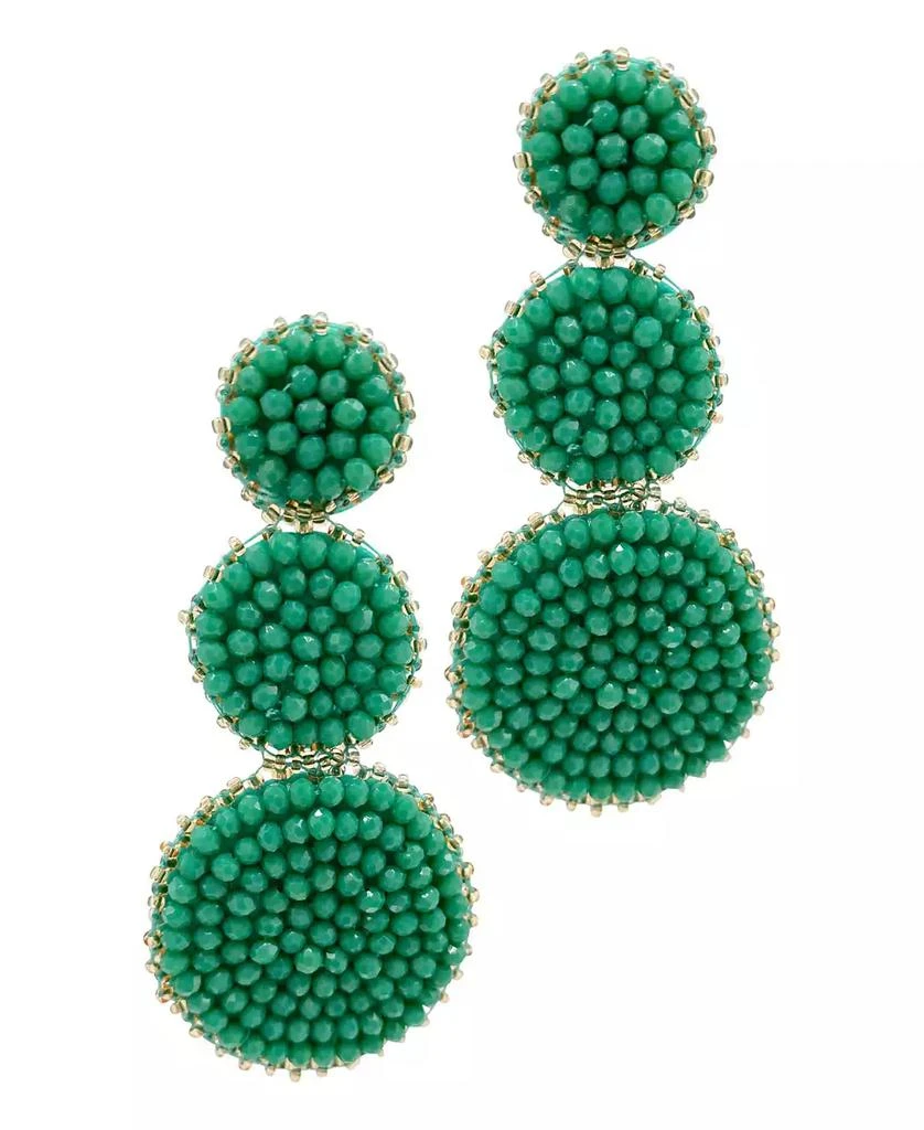 商品ADORNIA|Green Beaded Drop Earring,价格¥187,第1张图片