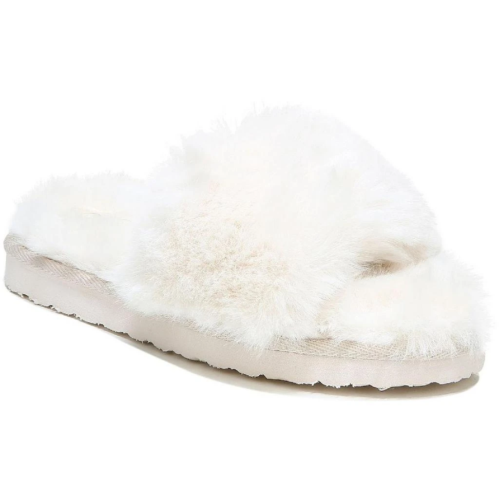 商品Sam Edelman|Sam Edelman Womens Jinnie Faux Fur Slip On Slide Slippers,价格¥206,第1张图片