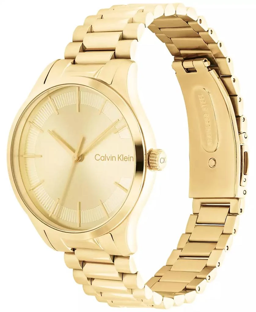 商品Calvin Klein|Gold-Tone Bracelet Watch 35mm,价格¥1377,第2张图片详细描述