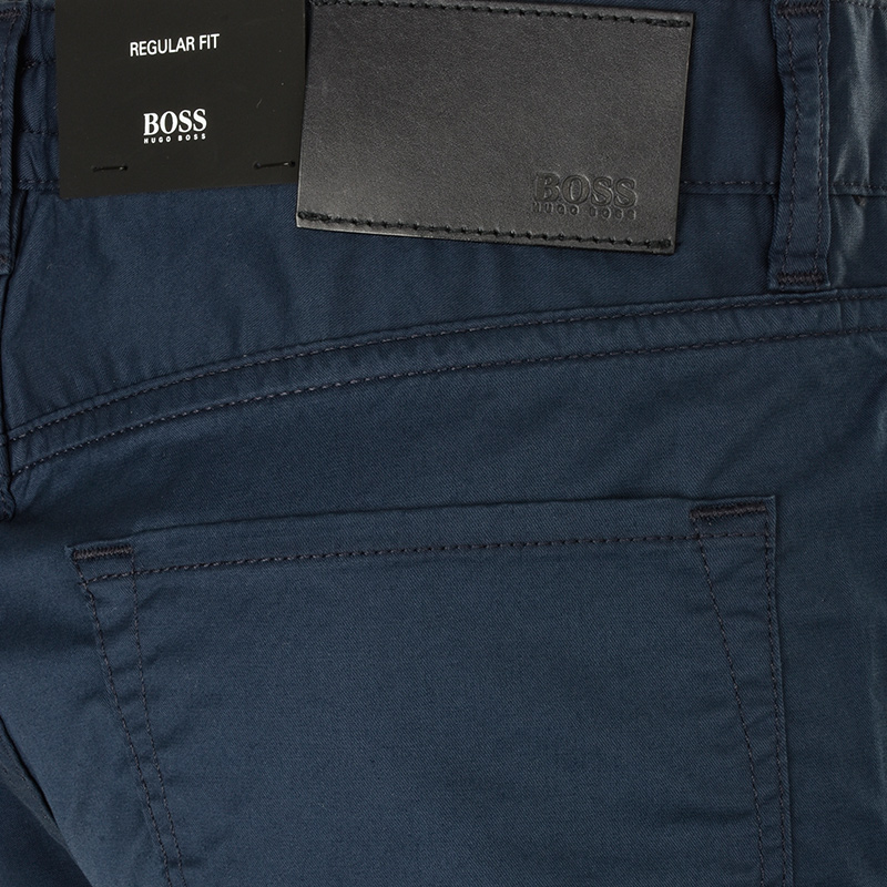 Hugo Boss 雨果博斯 男士休闲裤深蓝色棉氨纶 MAINE3-20-8454-410商品第3张图片规格展示