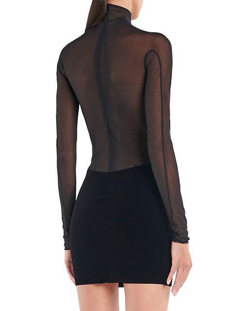 商品Wolford|Wolford x Mugler Flock Shaping Dress,价格¥5816,第6张图片详细描述