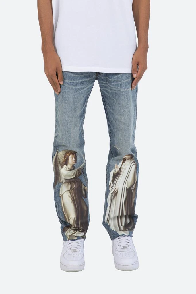 商品MNML|V234 Angel Baggy Denim - Blue,价格¥362,第1张图片
