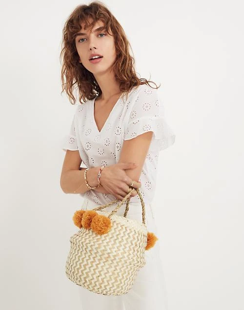 商品Madewell|Xinh & Co. Mini Basket Tote,价格¥197,第3张图片详细描述