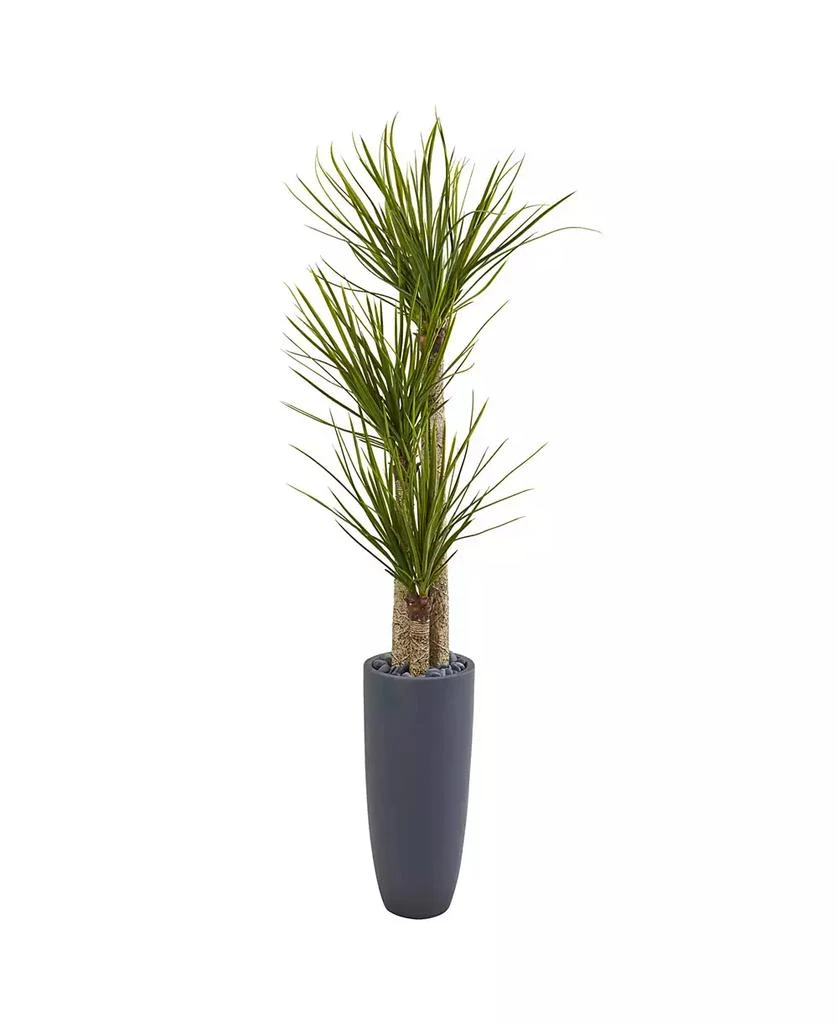 商品NEARLY NATURAL|6' Yucca Artificial Tree in Bullet Planter,价格¥3155,第1张图片